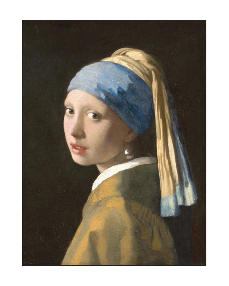 Reprint: " Girl With A Pearl Earring " by Johannes Vermeer