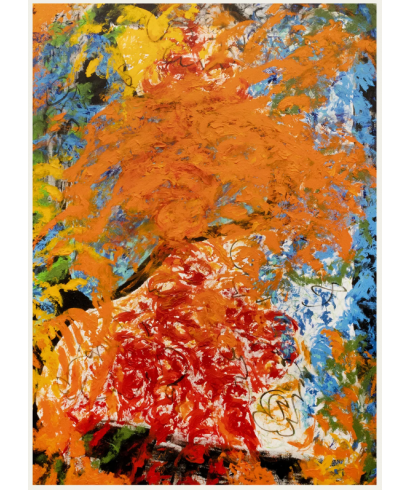 "On Fire" Original Painting by Zammy Migdal